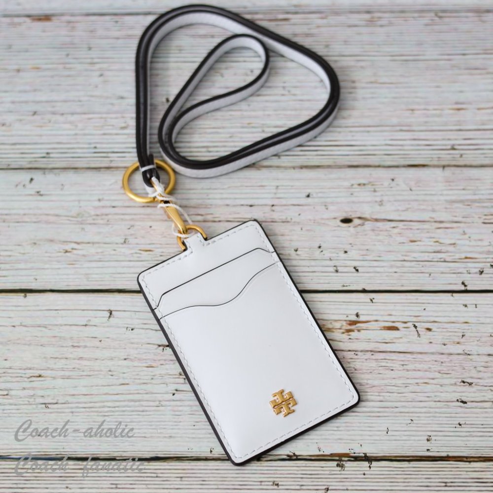 NWT Tory Burch Emerson Leather Lanyard ID Credit Card Holder - Picture 12 of 14